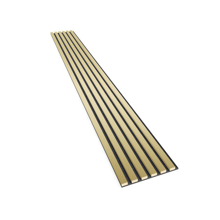 Acoustic Slats Panel - Golden - Acoustic slats panel - DecorMania.eu