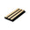 Acoustic slats wall panel - sample - DecorMania.eu