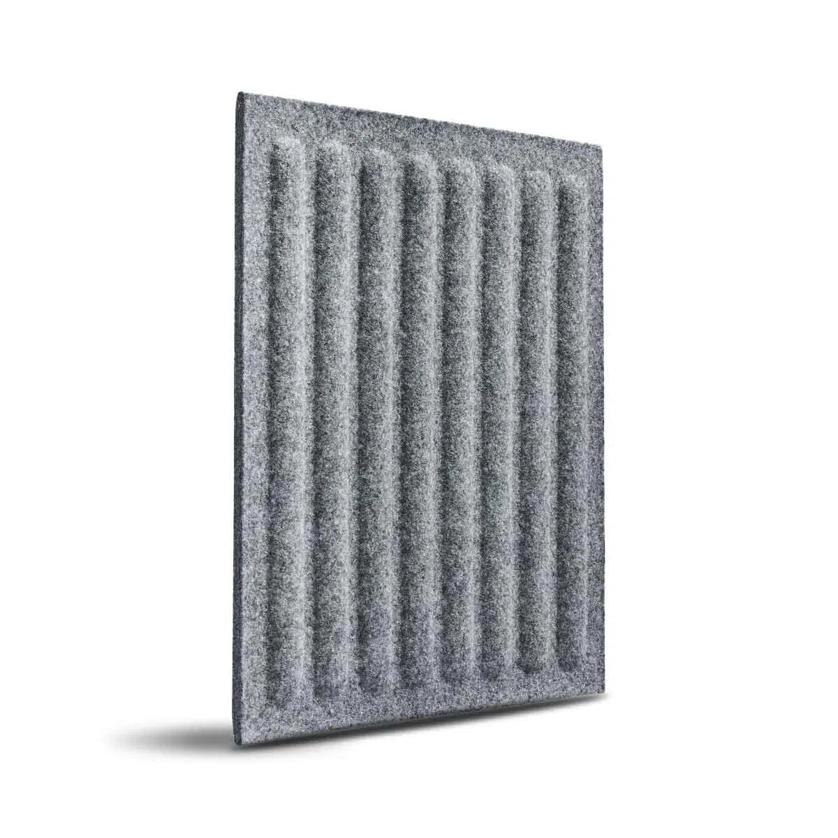 SQUARE RIFT Felt Panel - GREY - DecorMania.eu