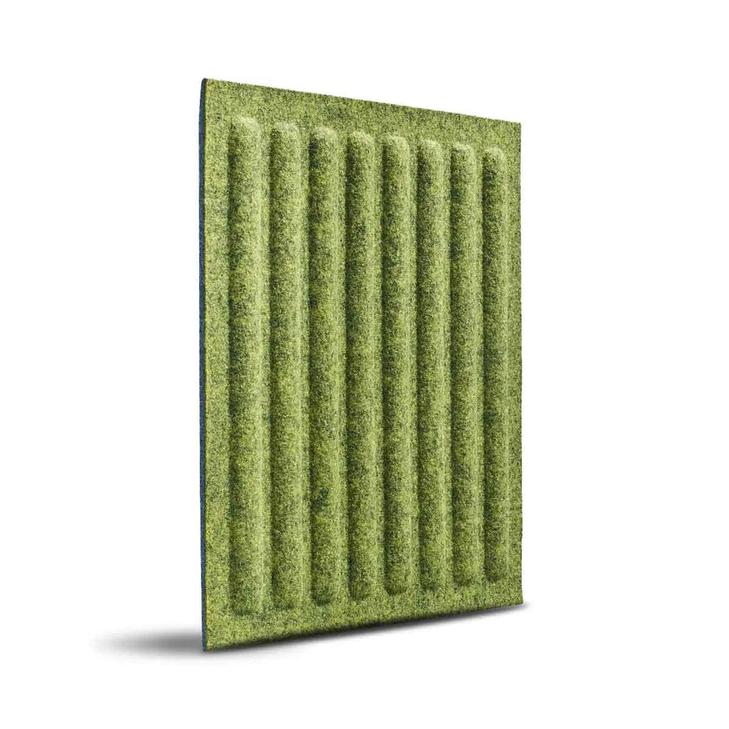 SQUARE RIFT Felt Panel - OLIVE - DecorMania.eu